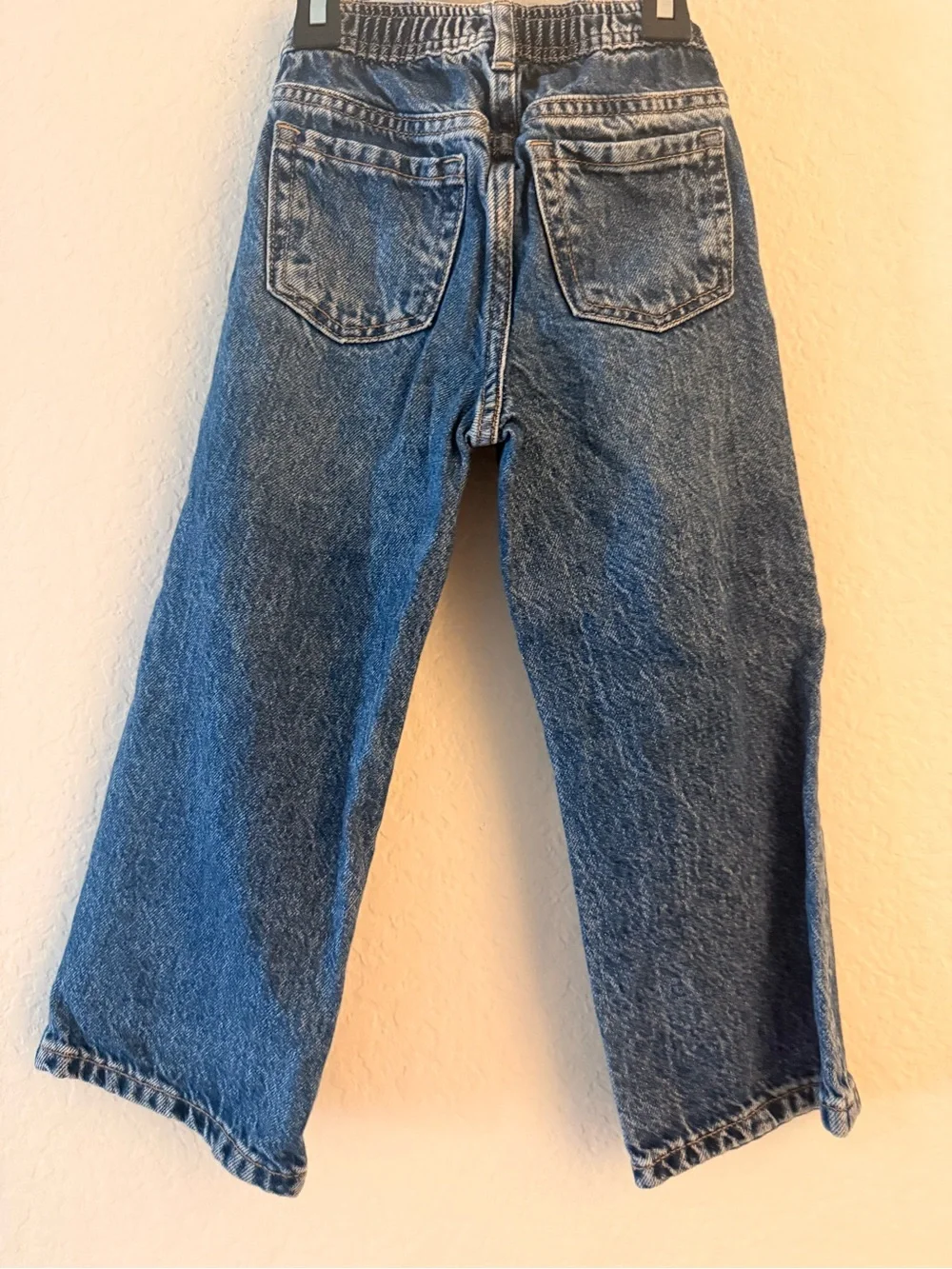 2 Blue Denim Jeans - Wide Leg